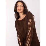 Italy Moda Sweater-MI-SW-1606.96-dark brown | shoptok.hr