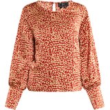 faina Bluza pijesak / crvena | shoptok.hr