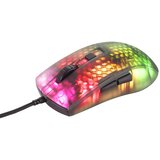 DELTACO GAMING DM310 Polprozoren RGB Ultra lahek igralni miš, črna | Shoptok.si