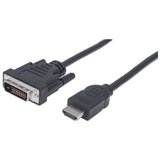Manhattan 372510 HDMI/M - DVI-D/M 24+1/3m Kabl Cene