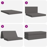 SOFA na razvlačenje 160 x 67 x 45 cm Svjetlosiva | shoptok.hr