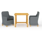  3-dijelni vrtni blagovaonski set svjetlosivi | shoptok.hr