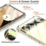 Techsuit Shockproof Clear Silicone prozirna maskica otporna na udarce za Google Pixel 9 Pro XL | shoptok.hr