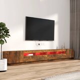  3-dijelni set TV ormarića LED boja dimljenog hrasta drveni | Eponuda.com