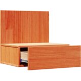  Nočna omarica Voskast rjav 42 x 32,5 x 40 cm Trdna borovina, (5000160460) | Shoptok.si