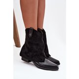 Boto Insulated cowboy boots with heel black Sylvette | Shoptok.si