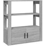  Komoda sivog hrasta sonome 80x30x90 cm od konstruiranog drva | shoptok.hr