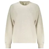 ženski sivi zip-up sweatshirt