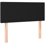  Krevet box spring s madracem LED crni 90x200 cm od tkanine | shoptok.hr