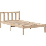 vidaXL Krevet s regalom za knjige bez madraca 90x190 cm od borovine | shoptok.hr