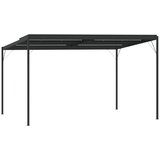  Sjenica s krovom antracit 4 x 3 x 2,5 m od aluminija i čelika | shoptok.hr