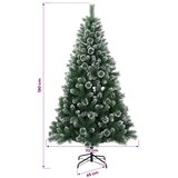  Umjetno božićno drvce 180 cm PVC i metal Zelena - 180 cm | shoptok.hr