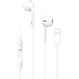 Yesido Stereo slušalke (YH-20) - Lightning priključek z mikrofonom 120 cm - Bele | Shoptok.si