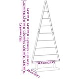 vidaXL Metalna božićna jelka s stalakom Crna 125 cm Čelik | shoptok.hr