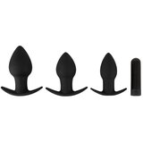 Black Velvets Vibrating Butt Plug Set | shoptok.hr