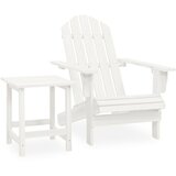 Maison Chic Vrtni Stoli - Stol za vrt Adirondack s čajno mizico trden les jelke bel JS570, (21878150) | Shoptok.si