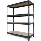 AR SHELVING regal 180 x 150 x 60 cm, antracit, siv, 4 police, 400 kg/polico, 8586002702347 Cene