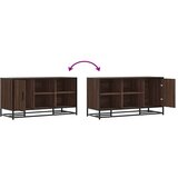 vidaXL Klupa za cipele smeđi hrast Konstruirano drvo i metal | shoptok.hr