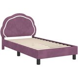  Krevet za djecu s uzglavljem Ljubičasta 80 x 160 cm Baršun | shoptok.hr