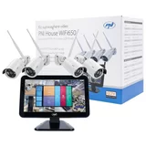 PNI WiFi650, video nadzor,4 kamere FullHD, Wi-Fi in 12-palčni LCD monitor