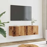  Zidni TV ormarići 2 kom boja starog drva 100 x 30 x 30 cm | shoptok.hr