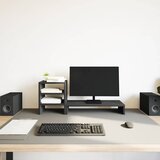  Stalak za monitor s organizatorom za stol Crni hrast, inženjersko drvo | shoptok.hr