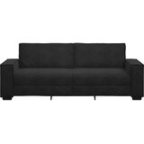  Trosjed Kauč Crni 220x78x84 cm Baršun | shoptok.hr