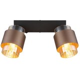 Globo 15560-2C - Spot svetiljka MILLEY 2xE27/40W/230V crna/bronza | Eponuda.com