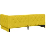  Kutni okvir kreveta Žuta 90 x 200 cm Baršun | shoptok.hr