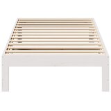  Okvir kreveta bez madraca bijeli 90 x 200 cm masivna borovina | shoptok.hr