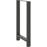  Noge za barski stol antracit boje 2 kom 60 x (100-101) cm čelik | shoptok.hr