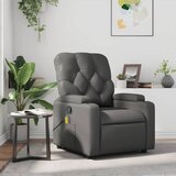  Masažni naslonjač od umjetne kože sivi | shoptok.hr