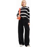 Desigual Pulover 'VINALOPO' crna / prljavo bijela | shoptok.hr