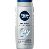 Nivea Men Silver Protect gel za prhanje za telo, obraz in lase 500 ml za moške Cene