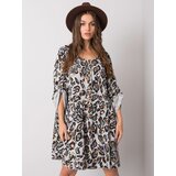 Italy Moda Dress-DHJ-SK-21464.99-light gray | shoptok.hr