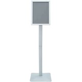  Stojalo za plakat srebrna 32 x 27 x 119 cm Lito železo, (5000200486) | Shoptok.si