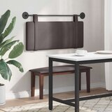  Držeće uzglavlje Zidne Tamno smeđa 110 x 55 x 5 cm tkanina - Tamno smeđa 100 cm bez LED svjetla | shoptok.hr