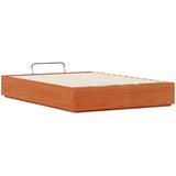  Otomanski krevet Vosak Smeđa 120 x 190 cm Masivna borovina | shoptok.hr
