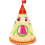 Lean_Toys Šotor Teepee za otroke Indian 160 cm x 105 cm | Shoptok.si