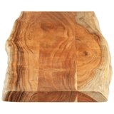 Stolna ploča 180x40x3,8 cm pravokutna bagremovo drvo živi rub | Eponuda.com