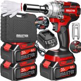  20V aku. brezkrtačni udarni vijačnik 750Nm 1/2" 2x4Ah Li-ion LED Cene