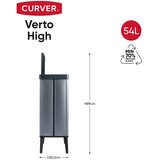 Curver Plava kanta za smeće na dodir od reciklirane plastike 54 l Verto High – | shoptok.hr