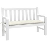  Jastuk za vrtnu klupu prošarano krem 120x50x7 cm od tkanine | shoptok.hr