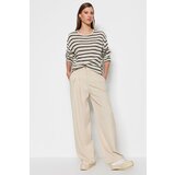 Trendyol Pants - Ecru - Wide leg Cijene