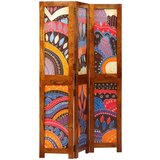 vidaXL Pregrada za sobe 3 panela Medeni smeđi 35x1.5x160 cm Čvrsto drvo Akacija | shoptok.hr