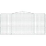  Obokane gabion košare 9 kosov 400x50x180/200cm pocinkano železo, (20981962) | Shoptok.si