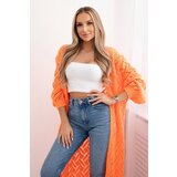 Kesi Long cardigan Super KID Mohair orange neon | Shoptok.si