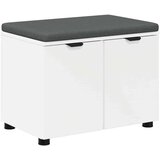  Haldna klop z blazino s shranjevanjem Bela 60 x 38 x 46 cm, (5000155724) | Shoptok.si