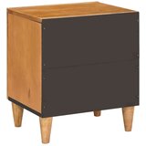 vidaXL Nočna omarica Svetlo rjava 40 x 33 x 46 cm trden mangov les | Shoptok.si