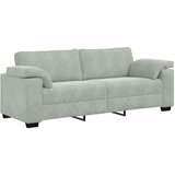  3-dijelni set sofa s jastucima, svijetlo sivi baršun | Shoptok.si